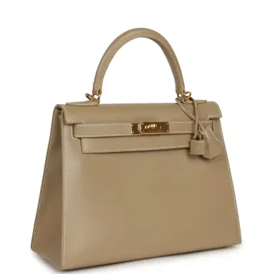 HERMÈS Vintage Hermes Kelly Sellier 28 Argile Box Calfskin Gold Hardware | Thumbnail 2 HERMÈS Vintage Hermes Kelly Sellier 28 Argile Box Calfskin Gold Hardware | Thumbnail 2