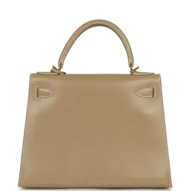 HERMÈS Vintage Hermes Kelly Sellier 28 Argile Box Calfskin Gold Hardware | Thumbnail 4 HERMÈS Vintage Hermes Kelly Sellier 28 Argile Box Calfskin Gold Hardware | Thumbnail 4