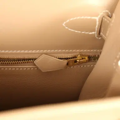 HERMÈS Vintage Hermes Kelly Sellier 28 Argile Box Calfskin Gold Hardware | Thumbnail 9 HERMÈS Vintage Hermes Kelly Sellier 28 Argile Box Calfskin Gold Hardware | Thumbnail 9