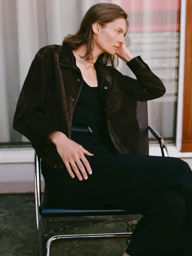 Nili Lotan Cirque Suede Jacket | Thumbnail 4 Nili Lotan Cirque Suede Jacket | Thumbnail 4