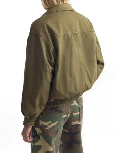 Nili Lotan Klaire Cotton Blouson Jacket | Thumbnail 4 Nili Lotan Klaire Cotton Blouson Jacket | Thumbnail 4