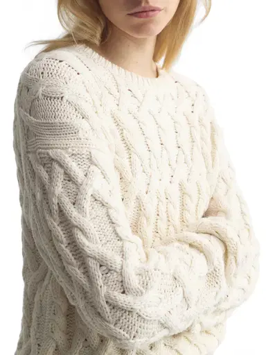 Nili Lotan Miklos Cotton Cashmere Sweater | Thumbnail 5 Nili Lotan Miklos Cotton Cashmere Sweater | Thumbnail 5