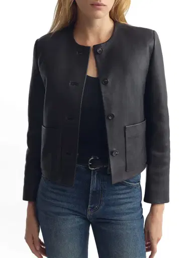 Nili Lotan Ophelie Leather Jacket | Thumbnail 3 Nili Lotan Ophelie Leather Jacket | Thumbnail 3