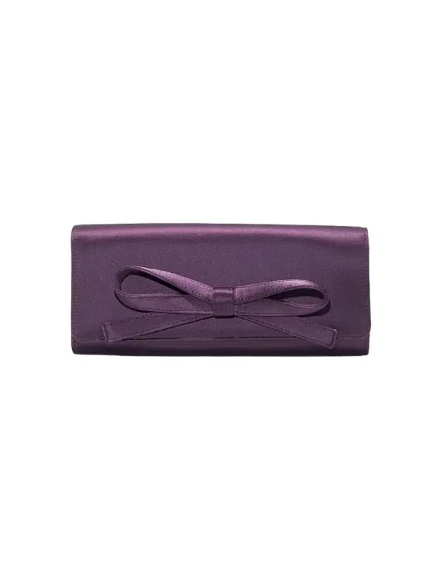 Women's Margaret Bow Satin Clutch