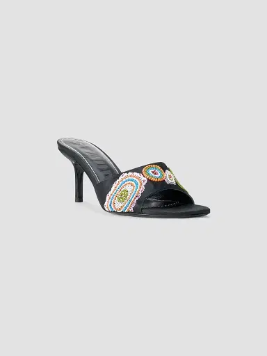 Staud Women's Bea Millefiore 70MM Embellished Mules | Thumbnail 2 Staud Women's Bea Millefiore 70MM Embellished Mules | Thumbnail 2