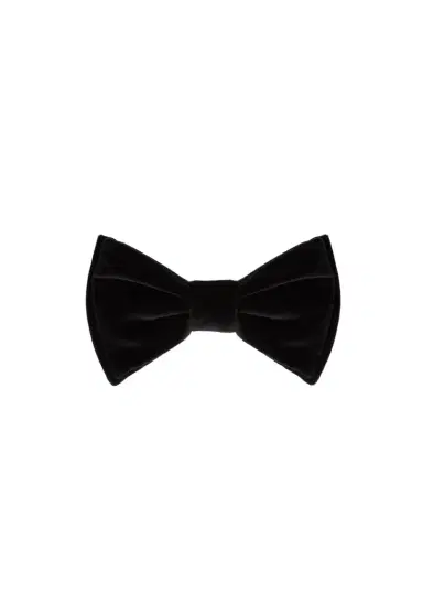 Khaite Liv Bowtie In Black Velvet | Thumbnail 1