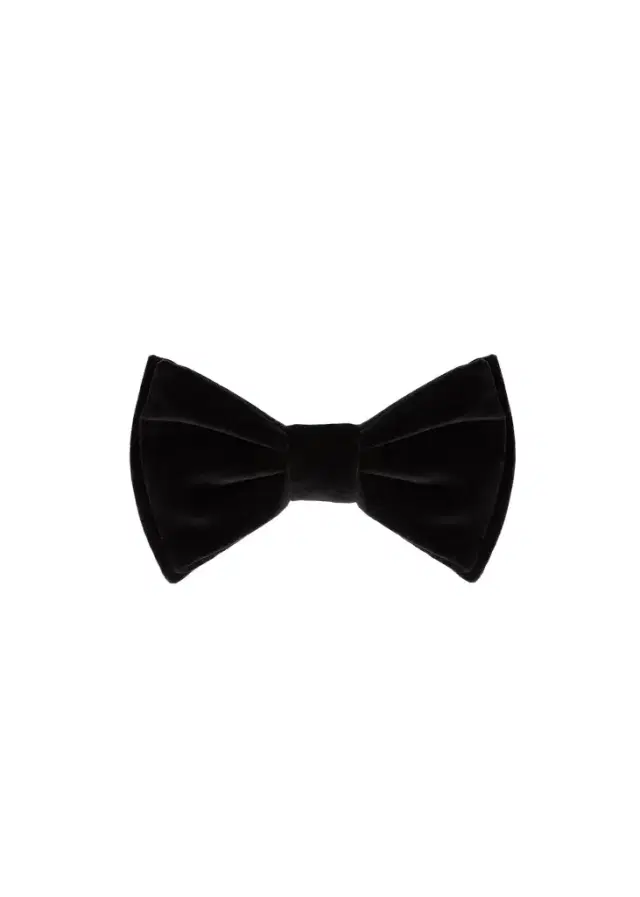 Khaite Liv Bowtie In Black Velvet