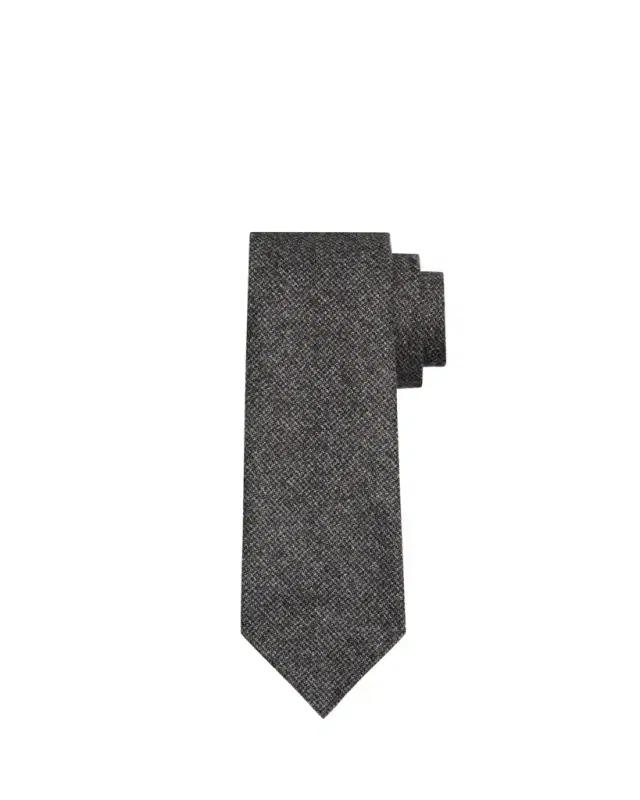 Brioni Men's Pied de Poule Wool Tie