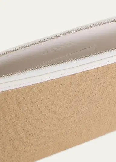 Akris Alexa Tassel Woven Cotton Clutch Bag | Thumbnail 4