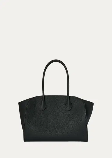 The Row Marlo 12 Tote Bag in Grain Leather | Thumbnail 2 The Row Marlo 12 Tote Bag in Grain Leather | Thumbnail 2