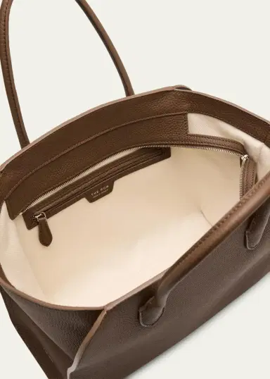 The Row Marlo 12 Tote Bag in Grain Leather | Thumbnail 4 The Row Marlo 12 Tote Bag in Grain Leather | Thumbnail 4