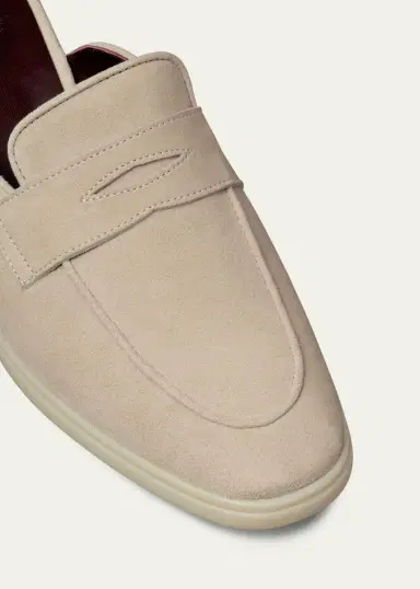 Bougeotte Suede Loafer Mules | Thumbnail 3
