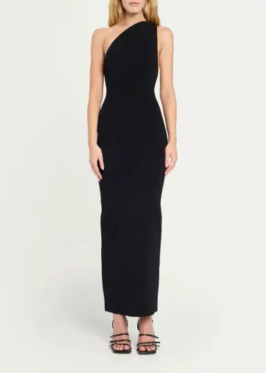 Christopher Esber Concave Wired One-Shoulder Knit Dress | Thumbnail 2 Christopher Esber Concave Wired One-Shoulder Knit Dress | Thumbnail 2