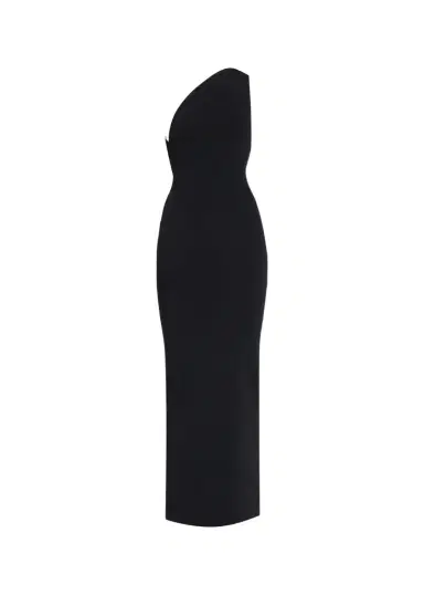 Christopher Esber Concave Wired One-Shoulder Knit Dress | Thumbnail 1 Christopher Esber Concave Wired One-Shoulder Knit Dress | Thumbnail 1