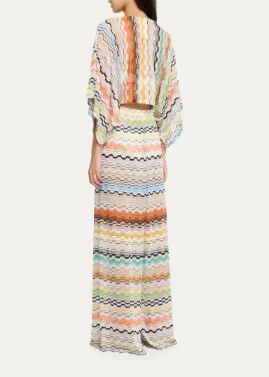 Missoni Zigzag-Knit Wide-Leg Pants | Thumbnail 3
