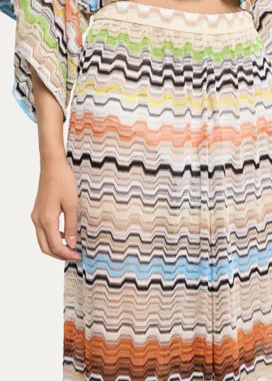 Missoni Zigzag-Knit Wide-Leg Pants | Thumbnail 4