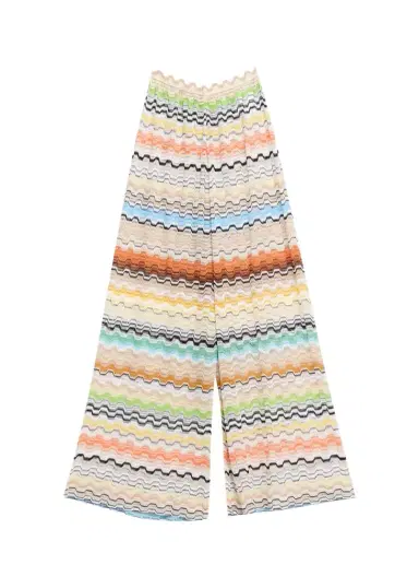 Missoni Zigzag-Knit Wide-Leg Pants | Thumbnail 1
