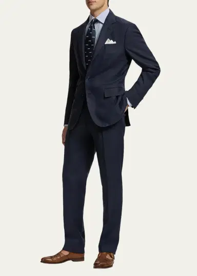 Ralph Lauren Purple Label Men's Automobile-Patterned Silk Tie | Thumbnail 3