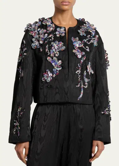 Dries Van Noten Vonda Bis Embellished Jacket | Thumbnail 4 Dries Van Noten Vonda Bis Embellished Jacket | Thumbnail 4