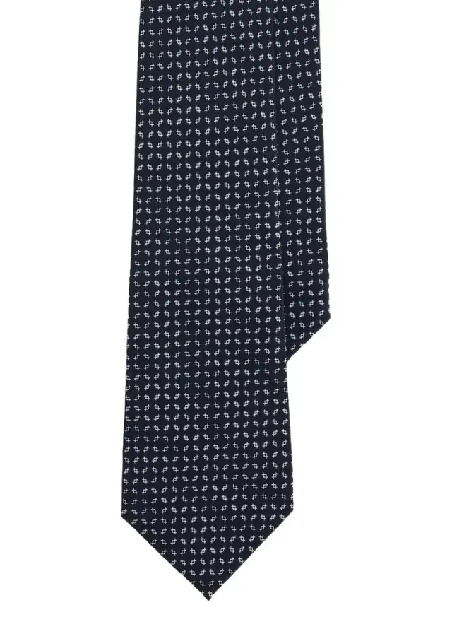 Ralph Lauren Purple Label Men's Geometric-Print Silk Tie
