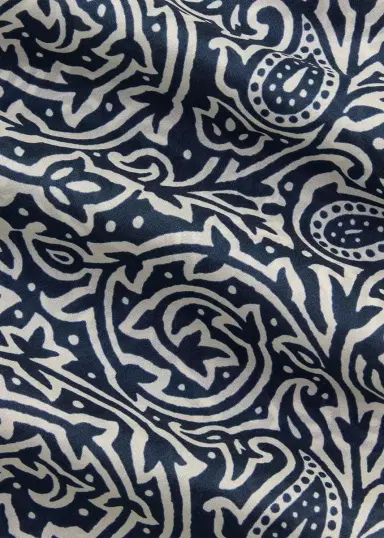 Ralph Lauren Purple Label Men's Print Silk Neckerchief | Thumbnail 4