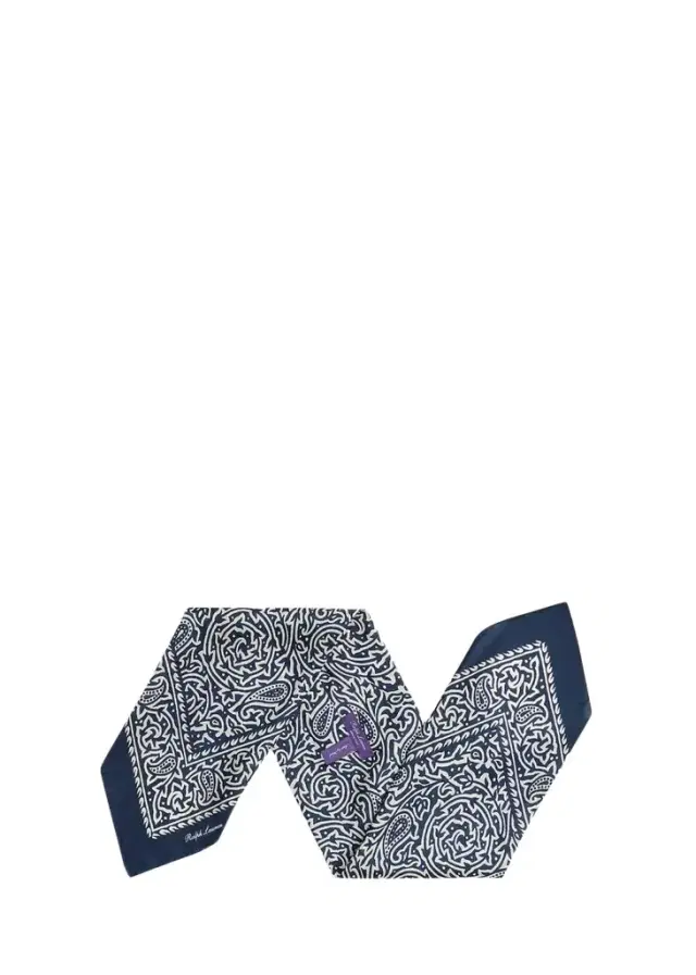 Ralph Lauren Purple Label Men's Print Silk Neckerchief