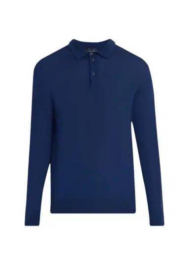 Sease Men's Cashmere Fine Knit Polo-Neck Sweater | Thumbnail 1