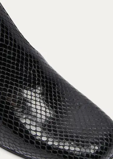 Roger Vivier Tres Vivier 45MM Snakeskin-Embossed Leather Ankle Boots | Thumbnail 3 Roger Vivier Tres Vivier 45MM Snakeskin-Embossed Leather Ankle Boots | Thumbnail 3