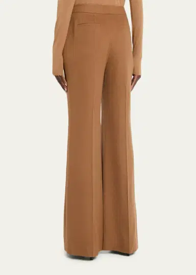 Lafayette 148 New York Lafayette Flare-Leg Camel Hair Pants | Thumbnail 3