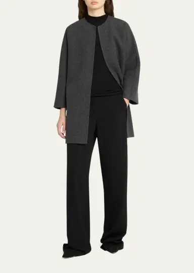 The Row Cove Cashmere-Wool Open Jacket | Thumbnail 2 The Row Cove Cashmere-Wool Open Jacket | Thumbnail 2