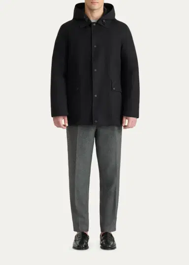 Mackage Men's Alec 3-in-1 Short Balmacaan Coat with Removable Down Liner | Thumbnail 2
