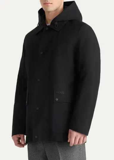 Mackage Men's Alec 3-in-1 Short Balmacaan Coat with Removable Down Liner | Thumbnail 4