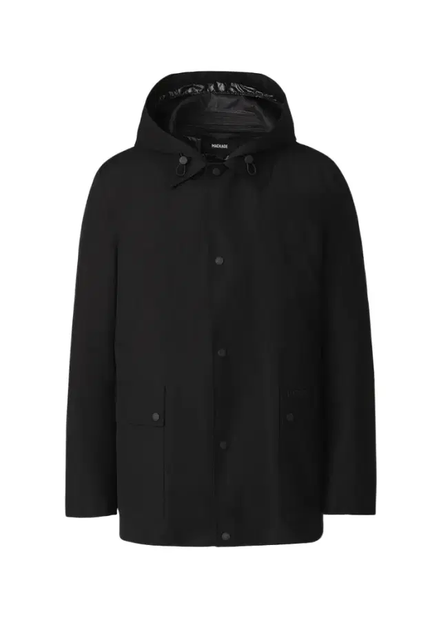 Mackage Men's Alec 3-in-1 Short Balmacaan Coat with Removable Down Liner