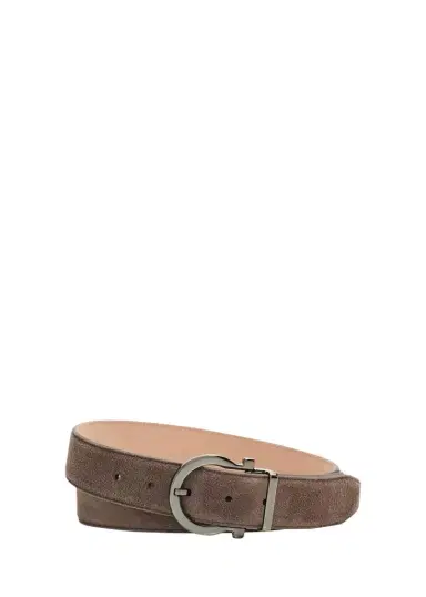 Ferragamo Men's Gancio-Buckle Reversible Leather Belt | Thumbnail 1 Ferragamo Men's Gancio-Buckle Reversible Leather Belt | Thumbnail 1
