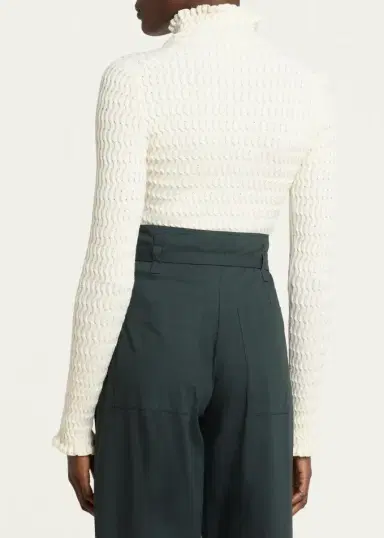 Proenza Schouler Juniper Textured High-Neck Sweater | Thumbnail 3