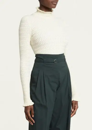 Proenza Schouler Juniper Textured High-Neck Sweater | Thumbnail 4