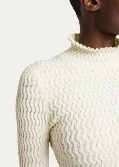Proenza Schouler Juniper Textured High-Neck Sweater | Thumbnail 5