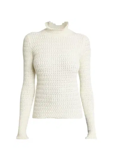 Proenza Schouler Juniper Textured High-Neck Sweater | Thumbnail 1