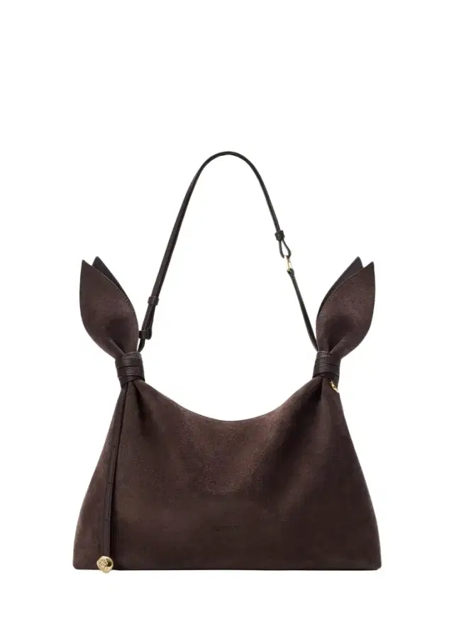 Loewe Scarf Medium Suede Shoulder Bag