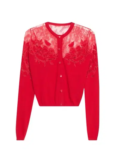 Ulla Johnson Talia Lace Wool Cardigan | Thumbnail 1