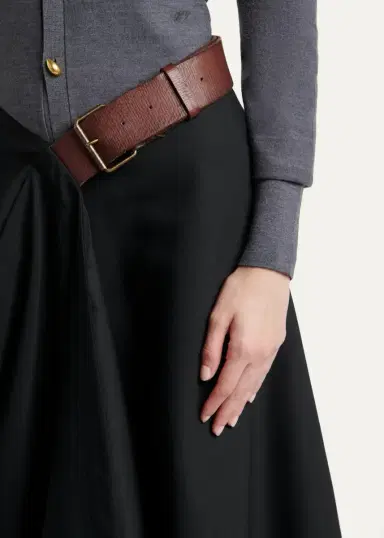 Bottega Veneta Belted Asymmetric Draped Wool Midi Wrap Skirt | Thumbnail 5 Bottega Veneta Belted Asymmetric Draped Wool Midi Wrap Skirt | Thumbnail 5