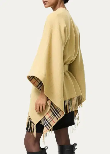Burberry Tay Wool Cape | Thumbnail 3 Burberry Tay Wool Cape | Thumbnail 3