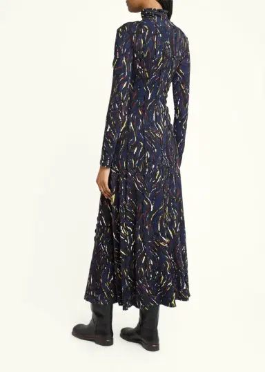 Proenza Schouler Mabel Abstract Jersey Midi Dress | Thumbnail 3 Proenza Schouler Mabel Abstract Jersey Midi Dress | Thumbnail 3