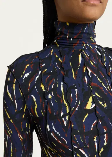 Proenza Schouler Mabel Abstract Jersey Midi Dress | Thumbnail 5 Proenza Schouler Mabel Abstract Jersey Midi Dress | Thumbnail 5