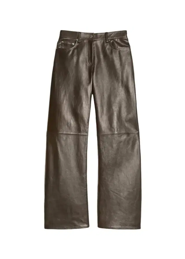 Helmut Lang Relaxed Leather Bootcut Pants