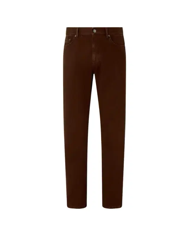 Zegna Men's City Straight Fit Five-Pocket Pants