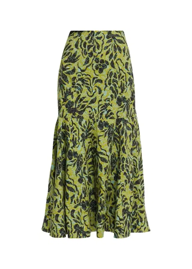 Ulla Johnson Clarisse Floral Trumpet Skirt