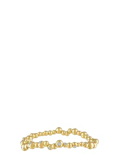 Reza Petillant Perle 18K Yellow Gold Diamond Bangle | Thumbnail 1