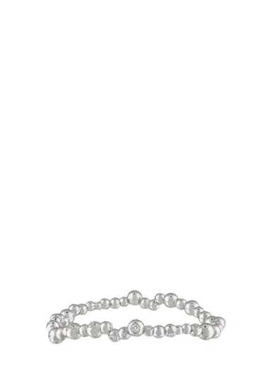 Reza Petillant Perle 18K White Gold Diamond Bangle | Thumbnail 1