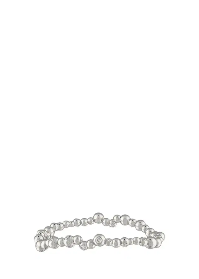 Reza Petillant Perle 18K White Gold Diamond Bangle